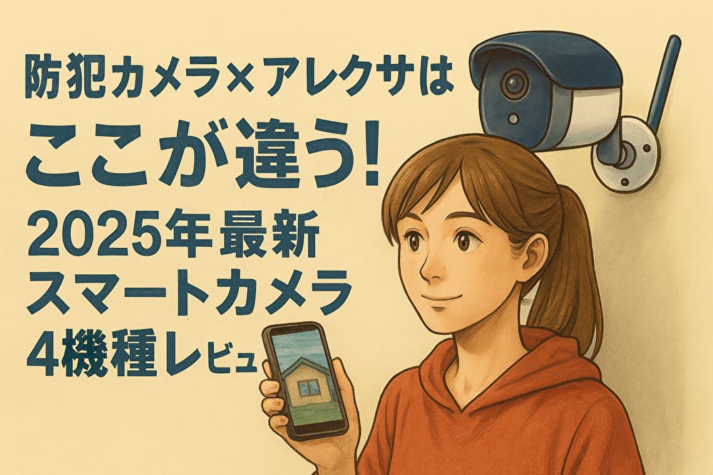 防犯カメラ×アレクサはここが違う！2025年最新スマートカメラ4機種を本音レビューのアイキャッチ画像